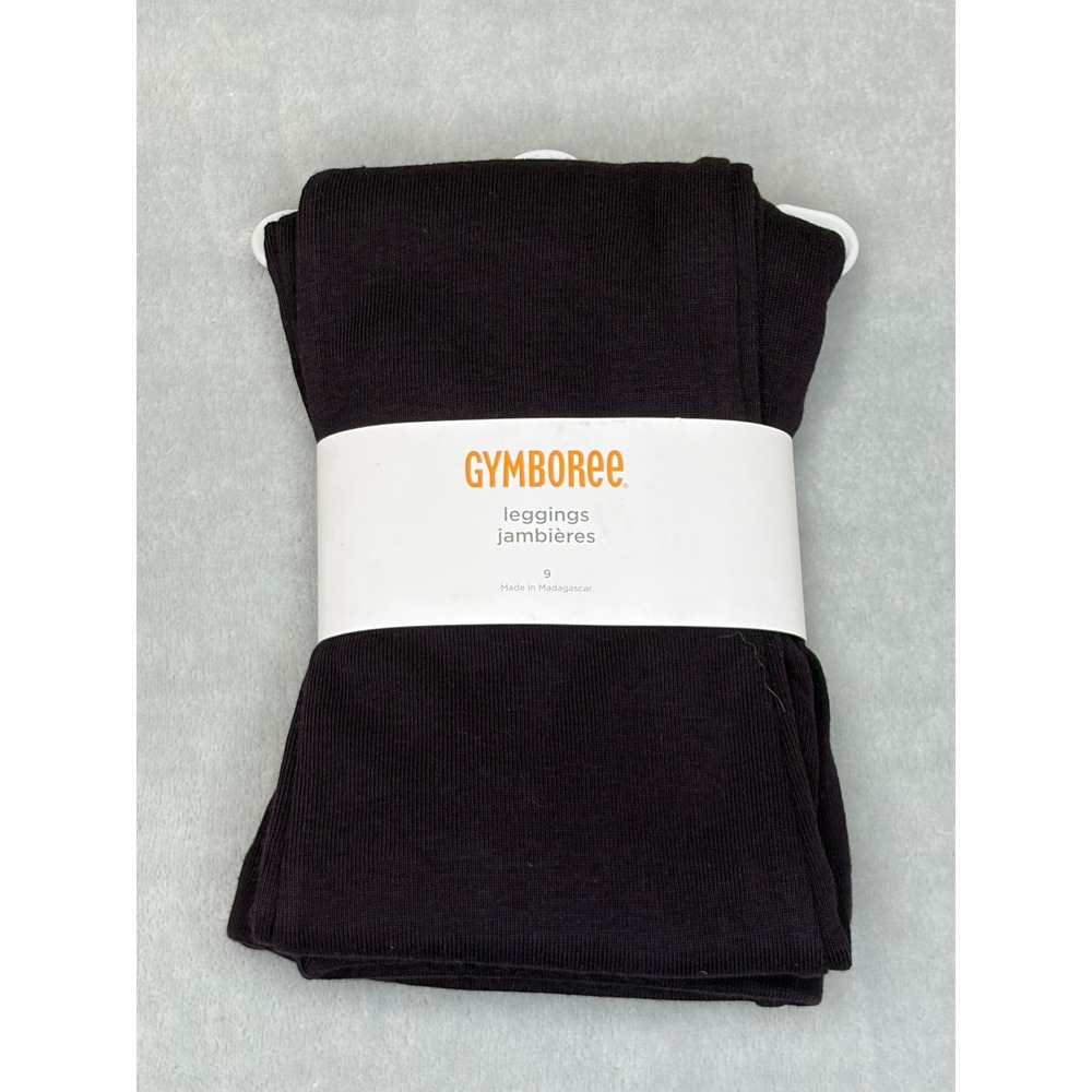 NEW Gymboree Girls Leggings Dark Purple Plum Size 9 Button Accent‎
